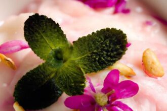 Delightful Rice Pudding with Rosewater: A Floral Treat