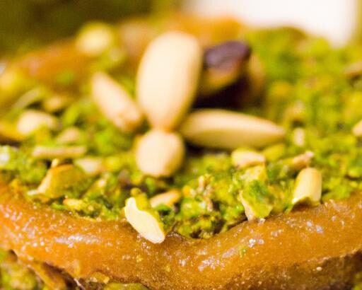 Golden Konafa with Pistachios: A Crispy, Sweet, and Traditional Treat
