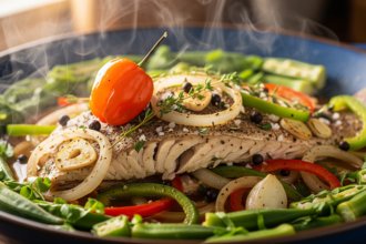 Jamaican Steamed Fish with Okra: An Easy, Aromatic, and Flaky Delight