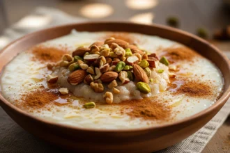 Meghli A Sweet Lebanese Rice Pudding for Celebrating Baby's First Milestone