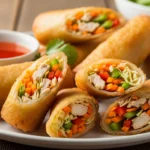 Delicious Chicken and Veggie Spring Rolls: A Crunchy Delight