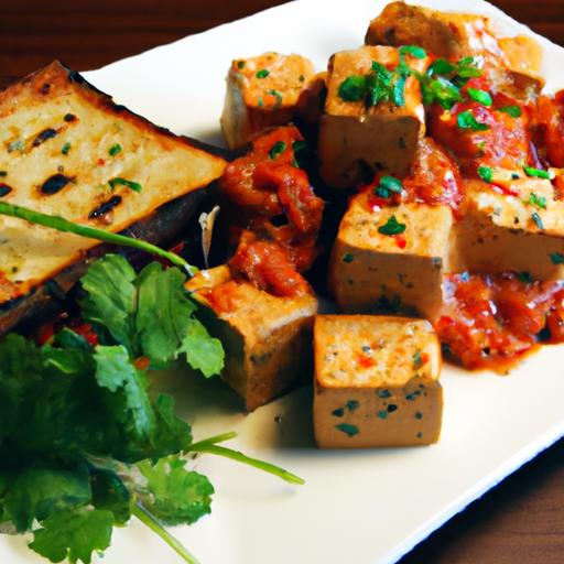 Discover the flavorful Fusion of tofu Tikka Masala