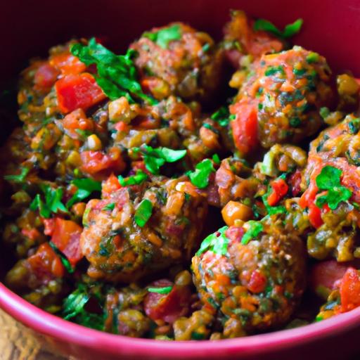 Deliciously plant-Based: Lentil 'Meatballs' with Marinara Magic