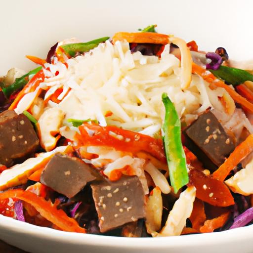Savor the Flavor: korean BBQ Tempeh 'Beef' Bowl Delight