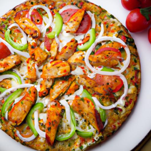 Tandoori Chicken Naan Pizza: A Fusion Feast to Savor!