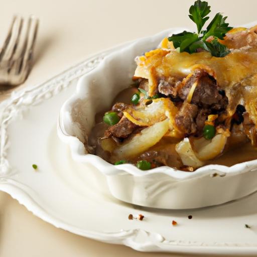 Delight in Layers: Crafting a French Onion Beef Casserole