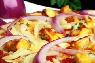 Tandoori Chicken Naan Pizza: A Fusion Feast to Savor!