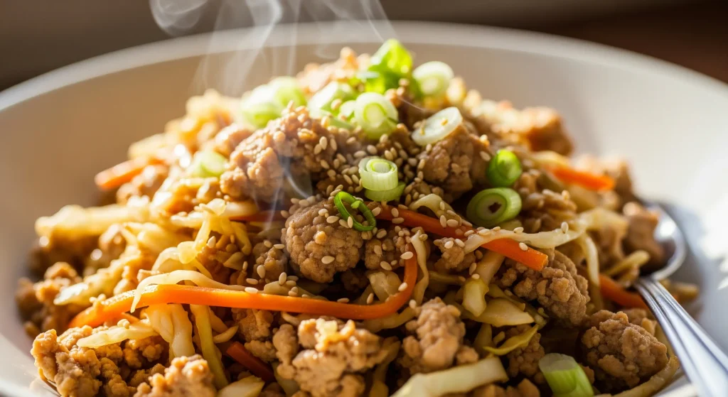 Delicious Keto Egg Roll in a Bowl: A Low-Carb Delight!