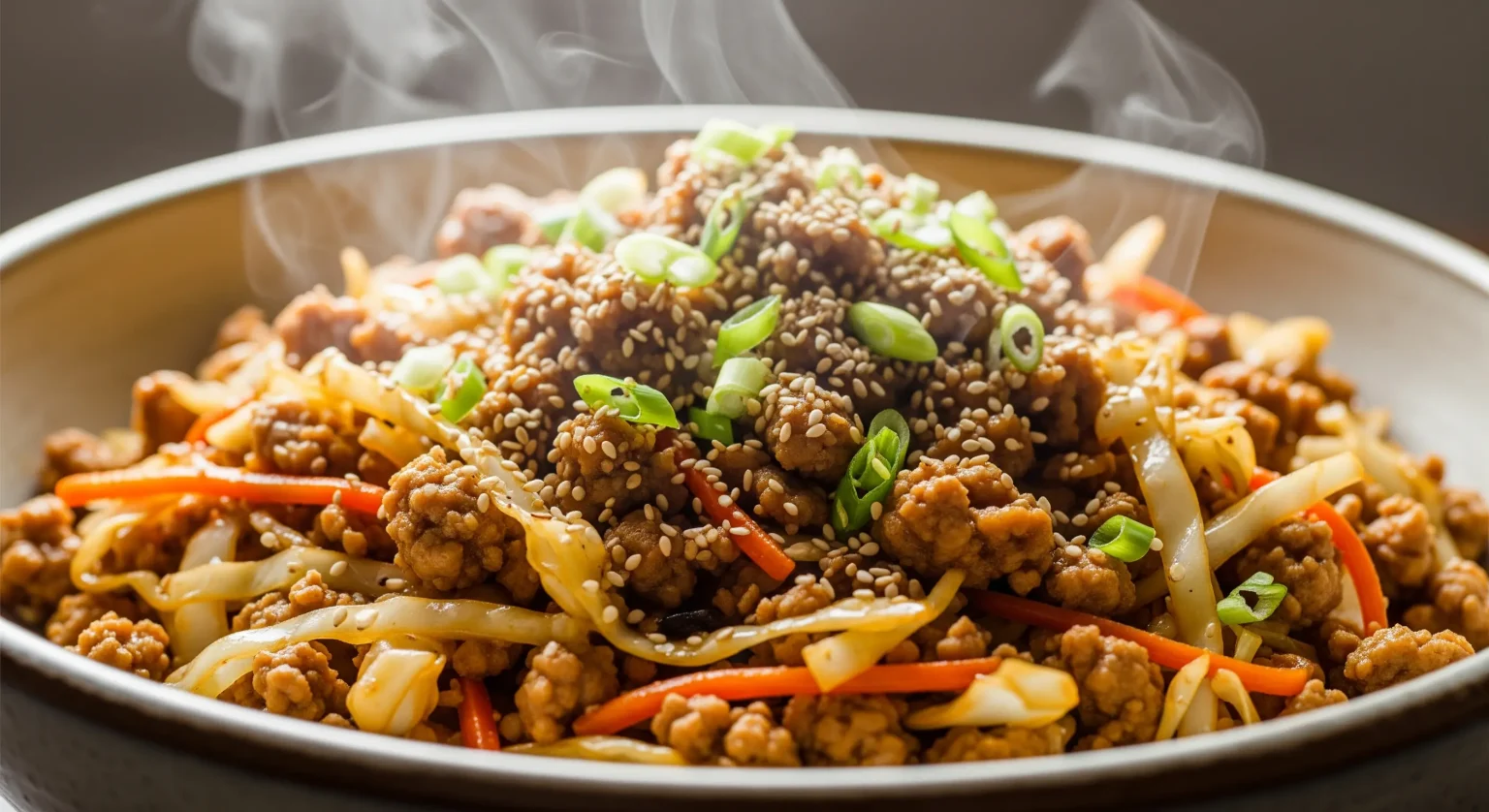 Delicious Keto Egg Roll in a Bowl: A Low-Carb Delight!