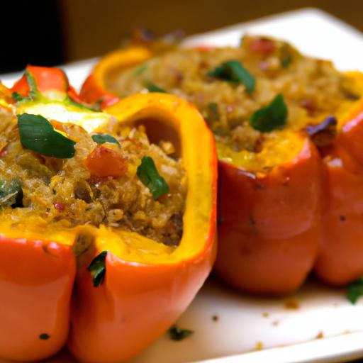 Deliciously Nutritious: Quinoa Stuffed Peppers Unveiled