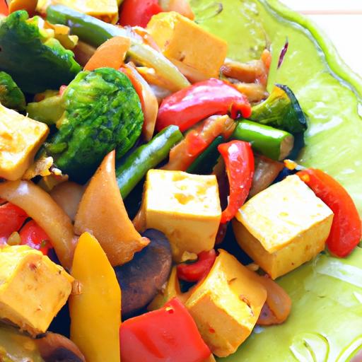 Colorful Vegetable Stir Fry with Tofu: A Wholesome Delight!