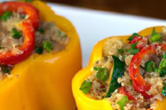 Quinoa Stuffed Peppers: A Healthy, Easy & Colorful Vegetarian Meal