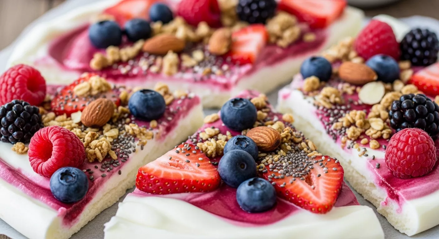 Start Your Day Sweet: Whip Up Frozen Yogurt Breakfast Bark!