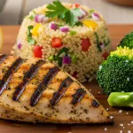 Deliciously Nutritious: Grilled Chicken with Quinoa & Broccoli