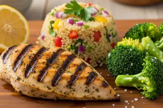 Deliciously Nutritious: Grilled Chicken with Quinoa & Broccoli